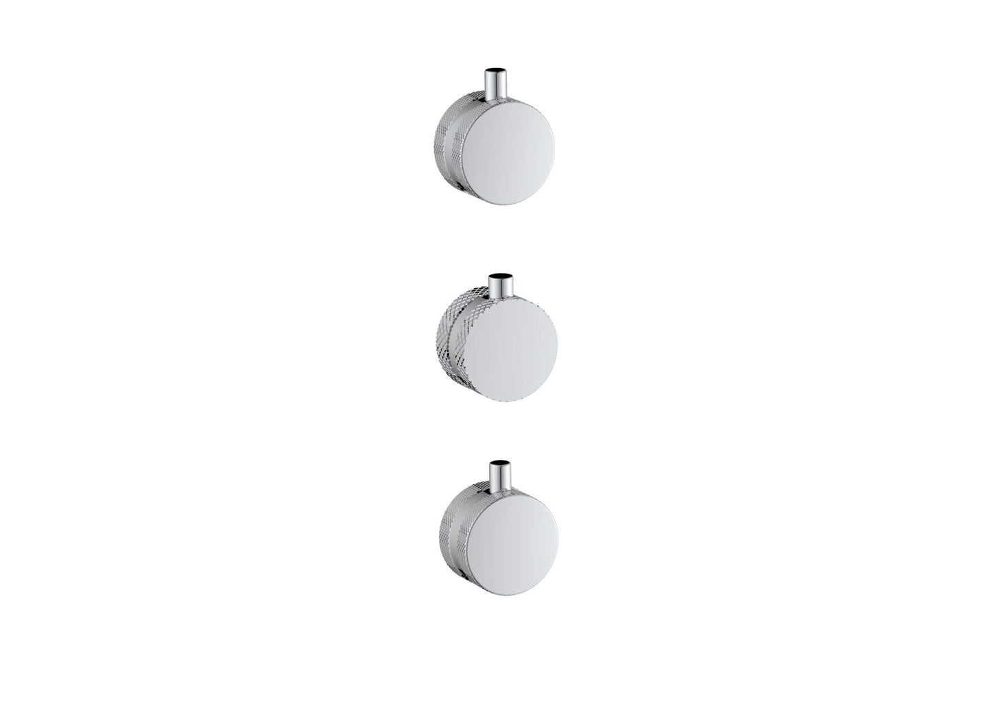 Concealed Kurled Handle 3 Pack