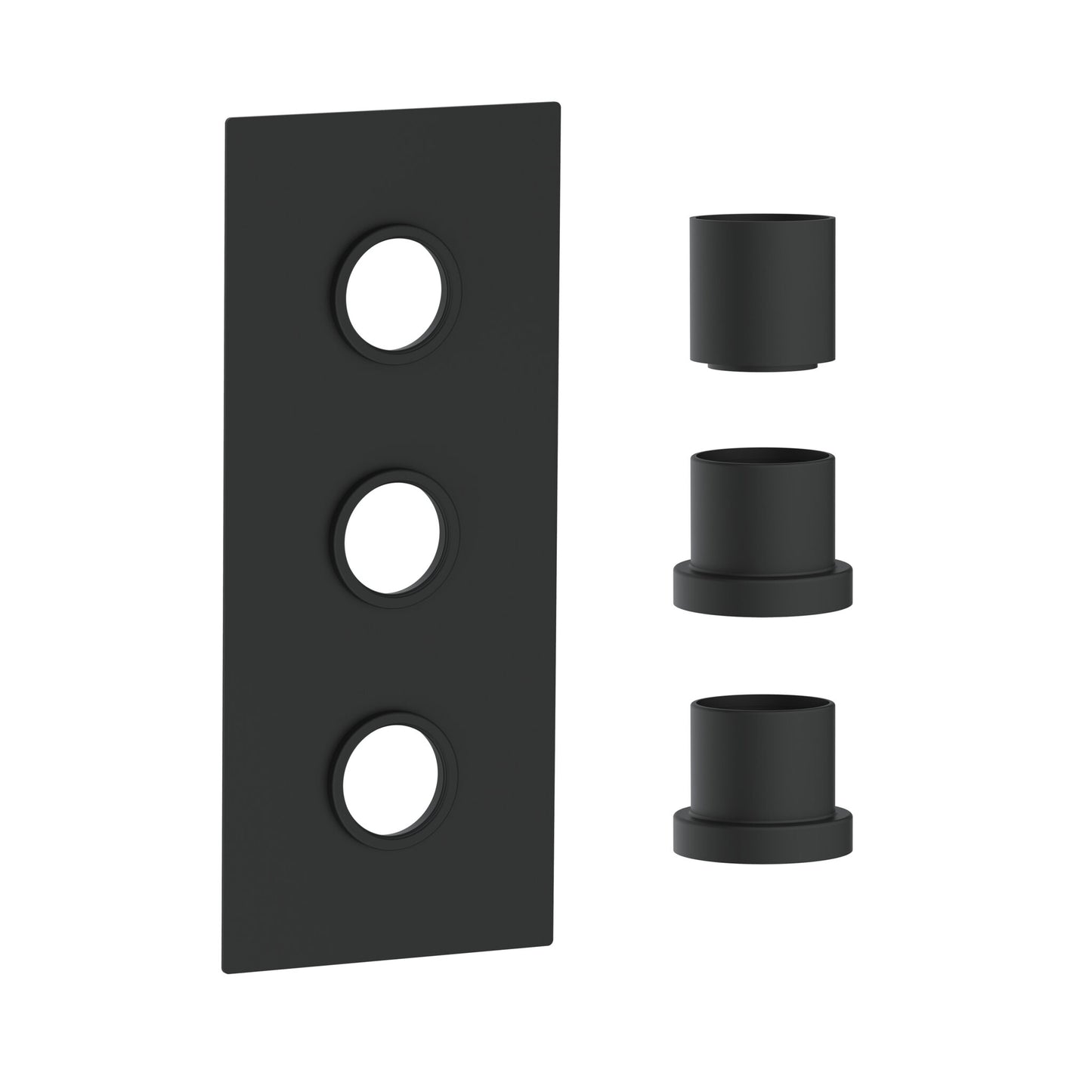 Concealed Plate with Sleeves
