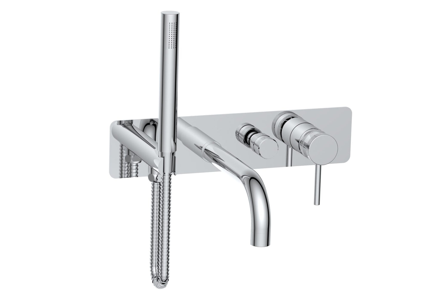 Wall Mounted Bath Shower Mixer & Handset