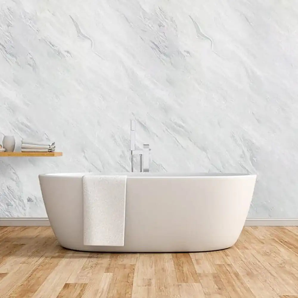 Ocean Marble - 1000mm x 2400mm x 10mm - Gloss - Waterproof - 1 Fire Rated