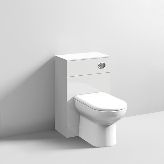 Wall Cabinet Unit (Pan & Cistern Not Included) White Gloss
