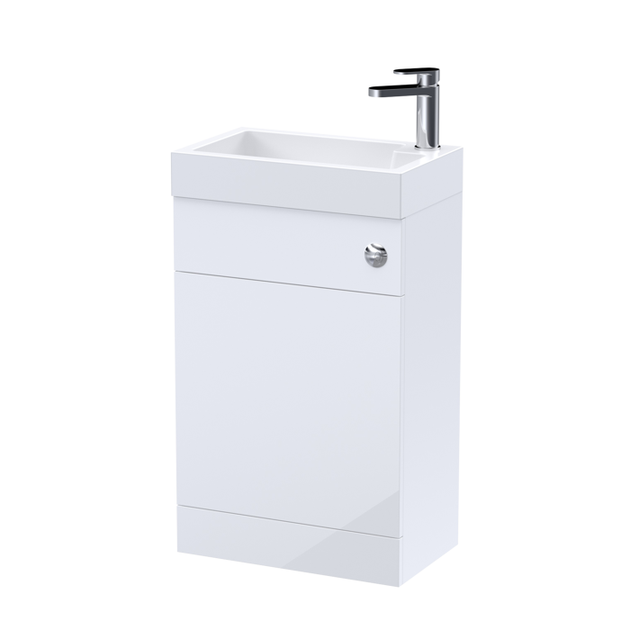 2 In 1 Wall Cabinet And Vanity Unit With Basin