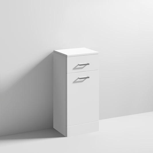 Laundry Basket White Gloss