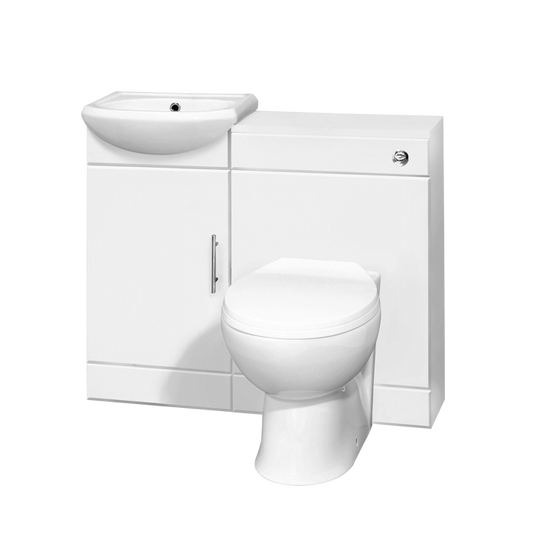 Silence Furniture Pack Without Tap White Gloss