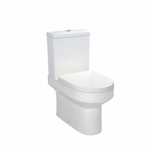 SPA RIMLESS CLOSED BACK PAN INCLUDING WRAP OVER SEAT & CISTERN