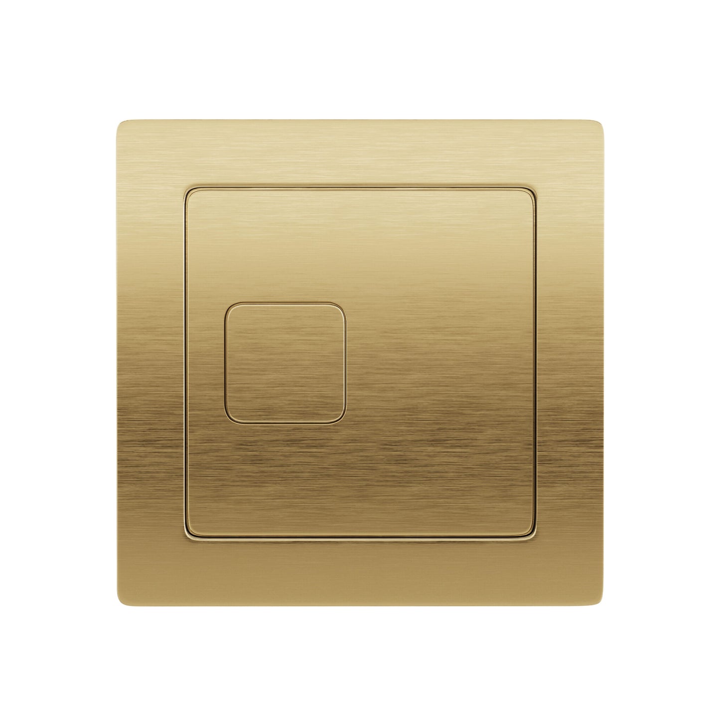 SQUARE  DUAL FLUSH BUTTON  BRASS