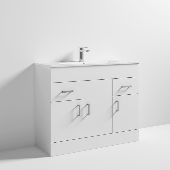 Floor Standing Cabinet & Minimalist Basin