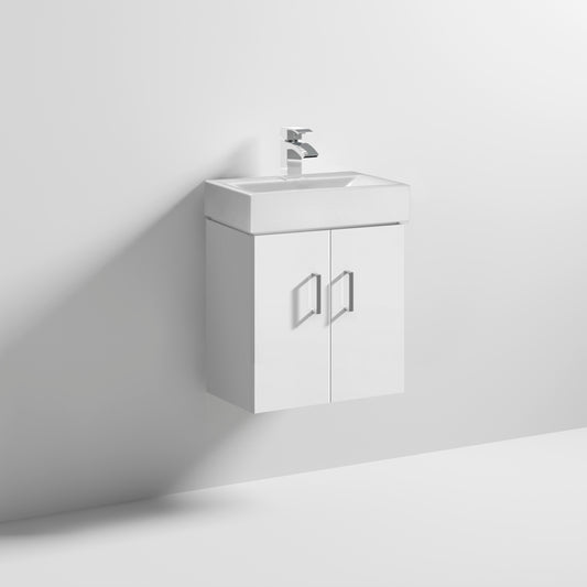 Wall Hung Basin Unit Gloss White
