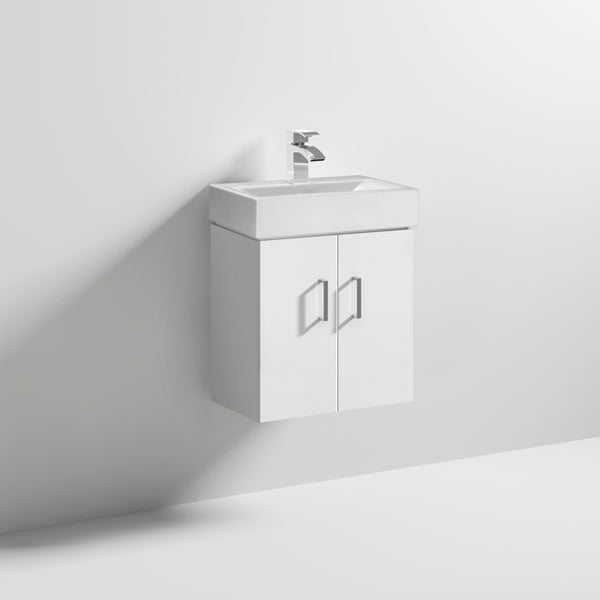 Wall Hung Basin Unit Gloss White