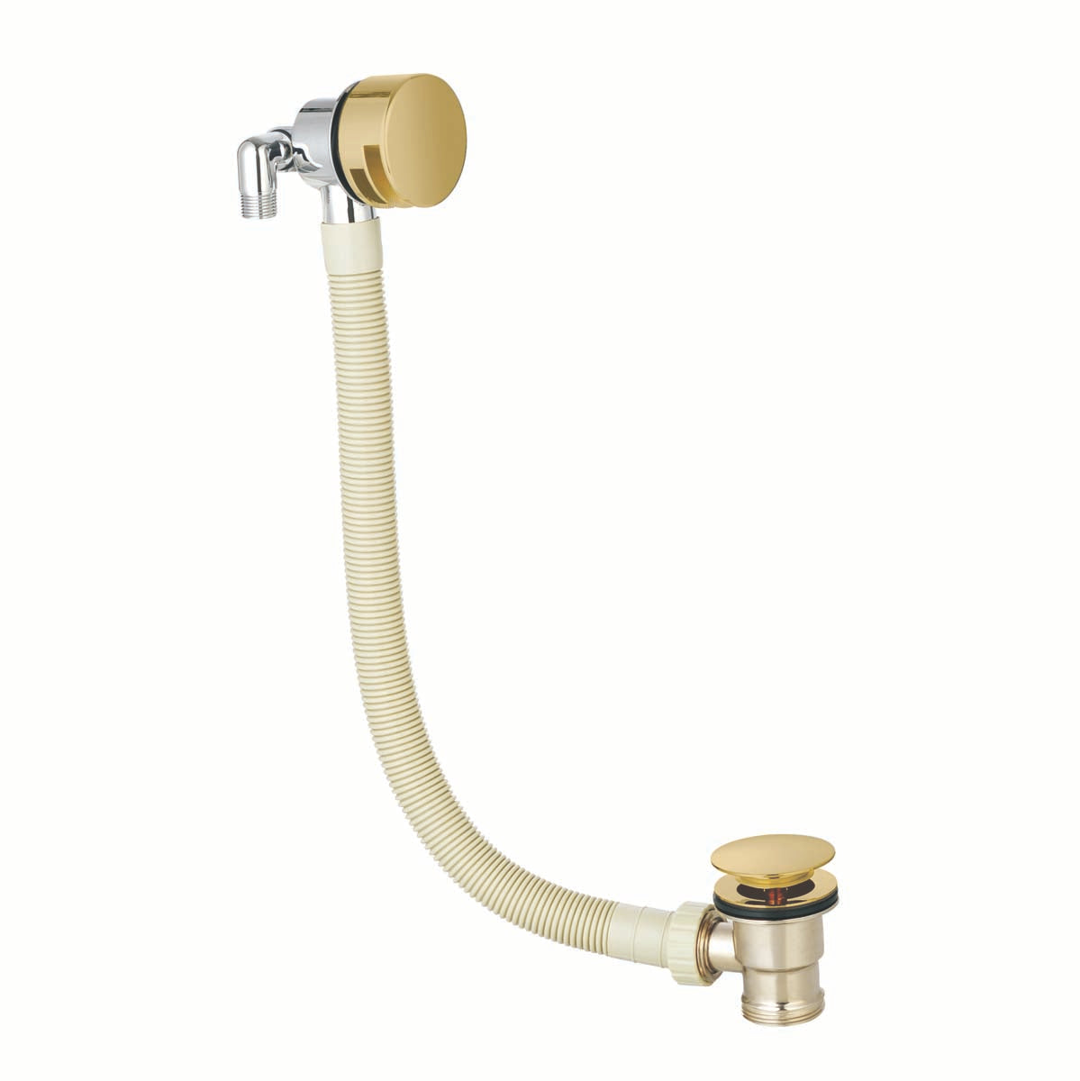 Round  Bath Filler & Overflow