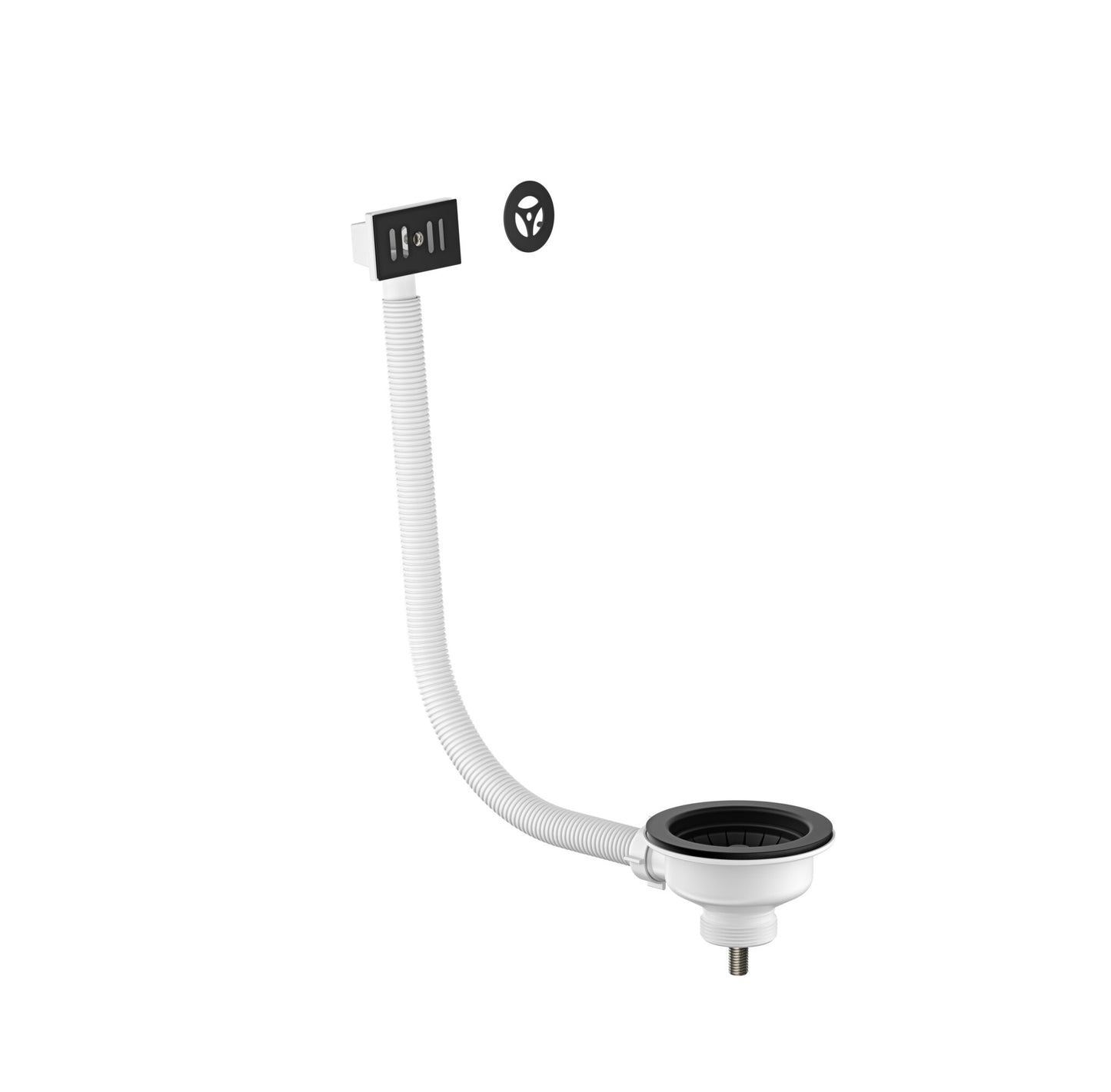 Black Universal Kitchen Sink Waste