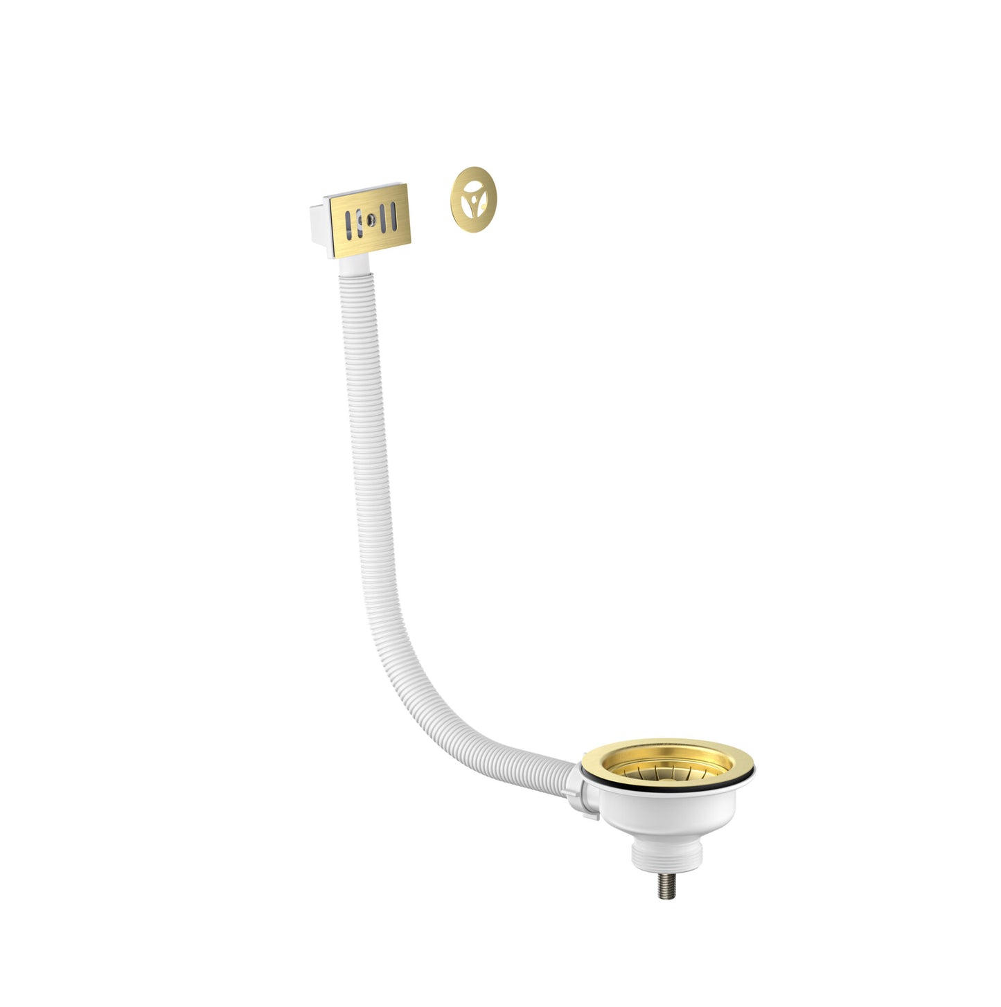 Brushed Brass Universal Kitchen Sink Waste