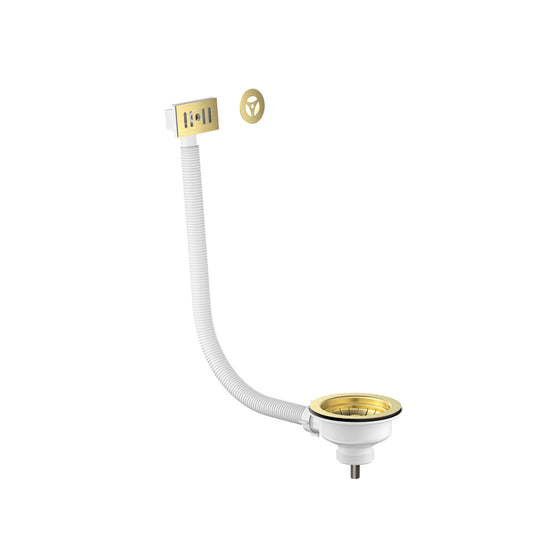Brushed Brass Universal Kitchen Sink Waste