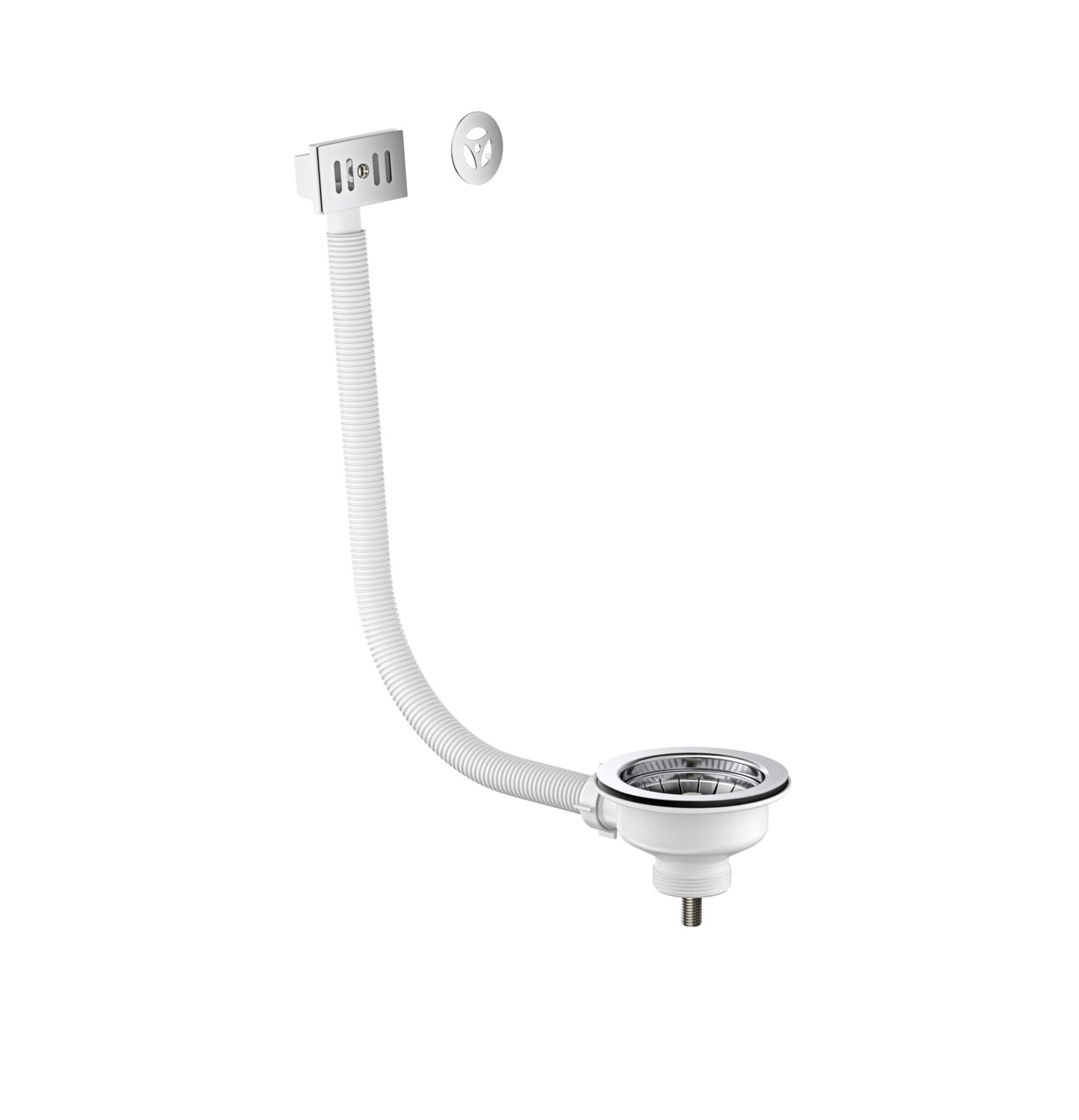 Chrome Universal Kitchen Sink Waste