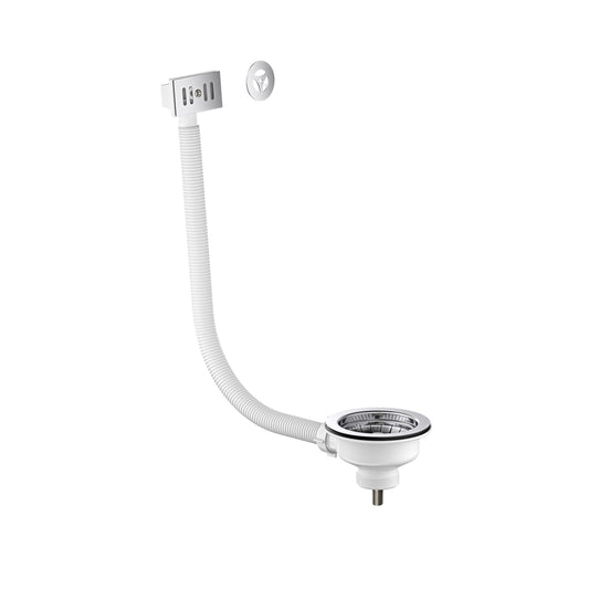Chrome Universal Kitchen Sink Waste