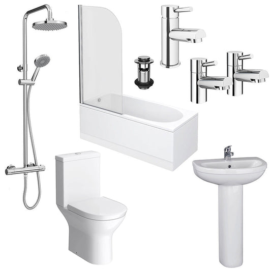 WWP Modern Bathroom (1700 X 700mm Bath)