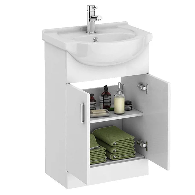 WWP 550 Complete Bathroom With Standard Shower Bath (1700 X 750MM Bath)