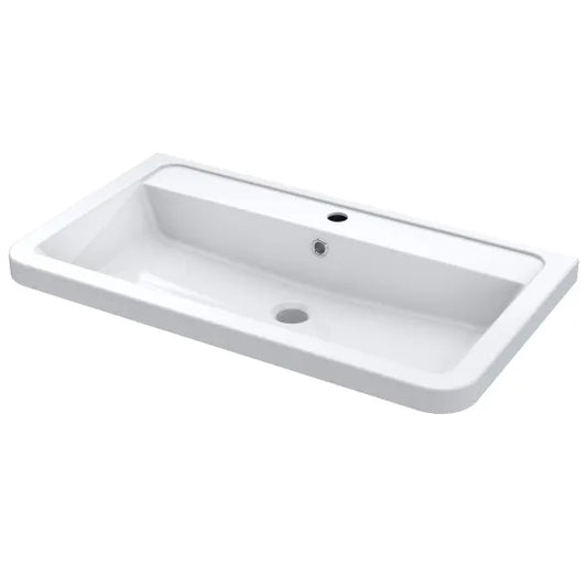 1 Tap Hole Ceramic Basin with Deep 40mm Profile