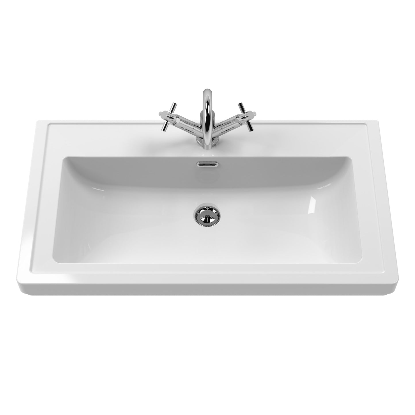 Fireclay Basin 1 Tap Hole