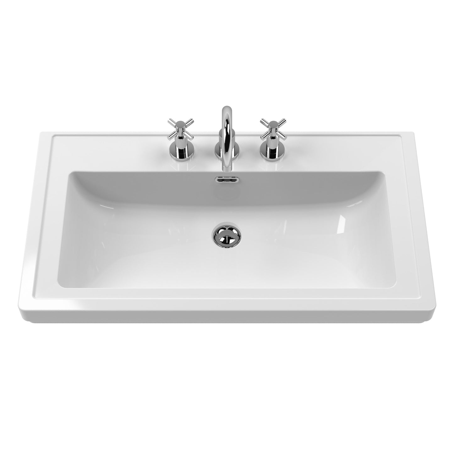 Fireclay Basin 3 Tap Hole
