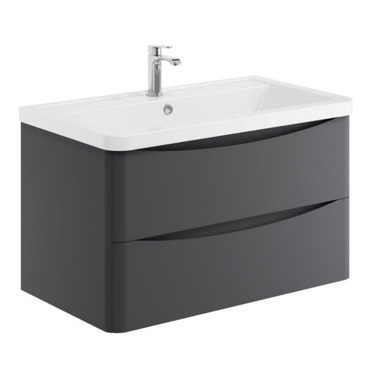 Bella 800 Wall Hung Cabinet - Matt