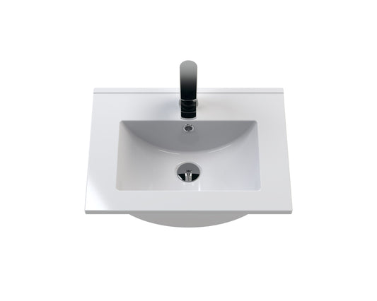 Furniture Minimalist Slimline Ceramic Basin 1 Tap Hole