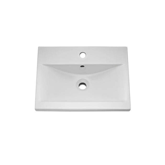 Floor Standing Cabinet & Mid-Edge Basin